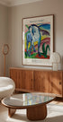 Blaues Pferd I, Franz Marc Poster - Posterbox.dk