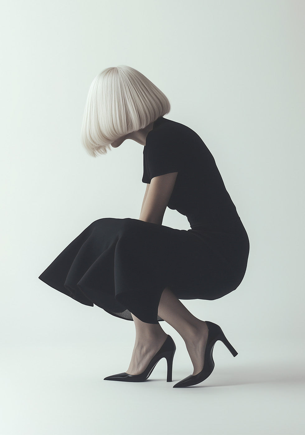 Bob Haircut Modernes Modeposter - Posterbox.dk