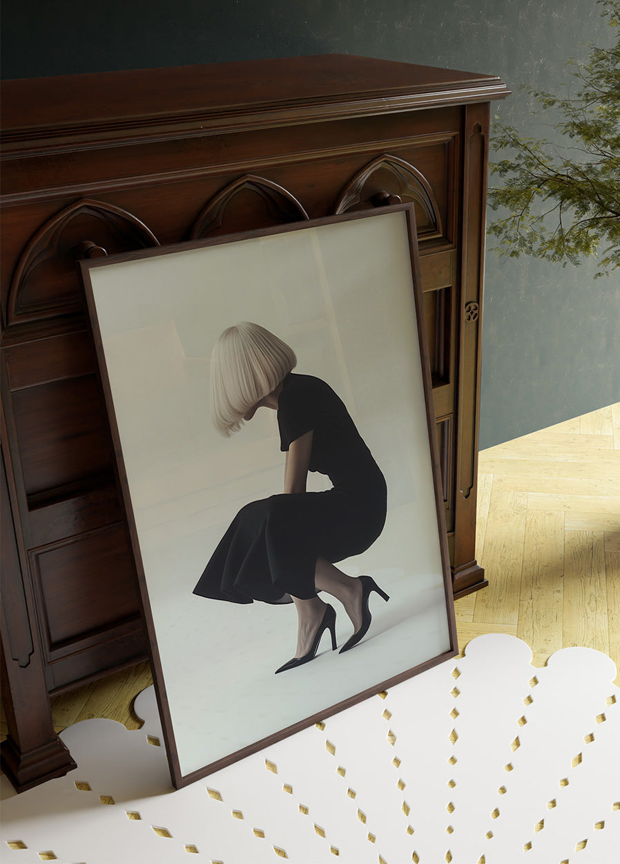 Bob Haircut Modernes Modeposter - Posterbox.dk