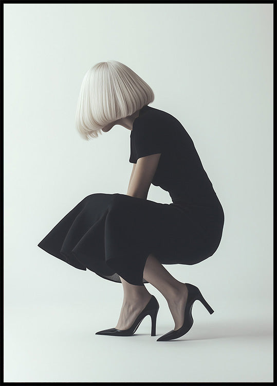 Bob Haircut Modernes Modeposter - Posterbox.dk