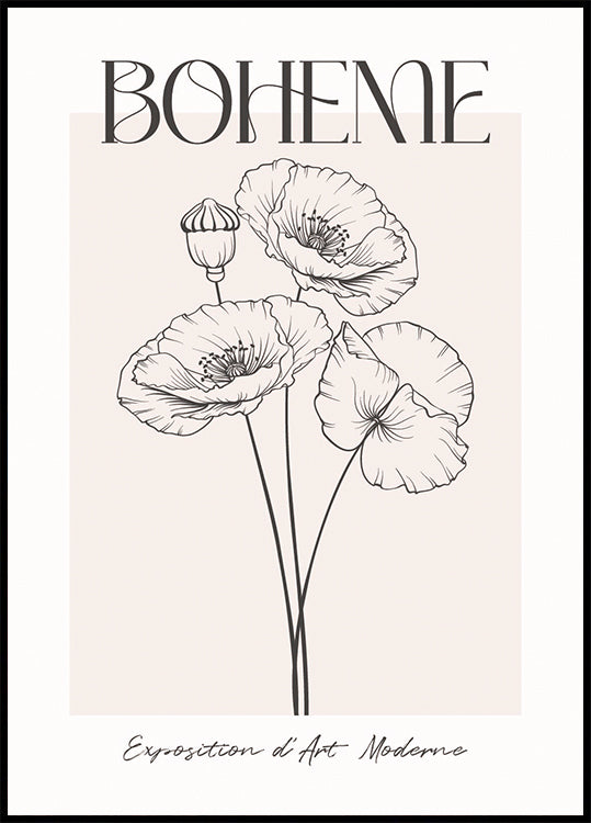 Boheme Poppies Kunstposter - Posterbox.dk