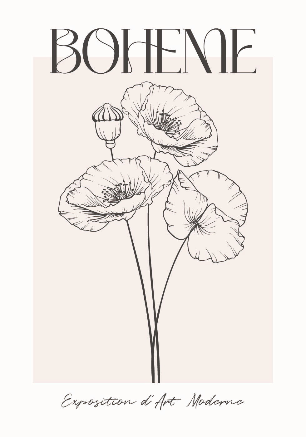 Boheme Poppies Kunstposter - Posterbox.dk