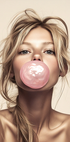 Bubble Gum Pop Portrait Poster - Posterbox.dk