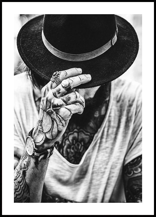 Lässiges Tattoo-Poster - Posterbox.dk