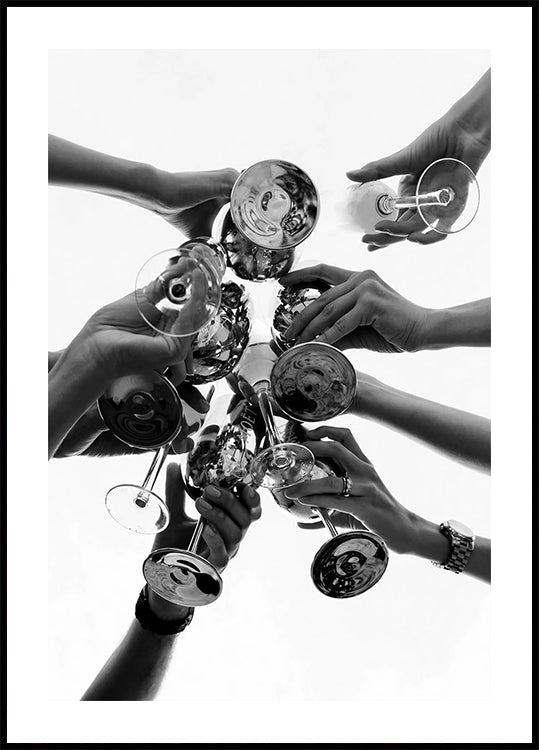 Champagner-Feier-Poster - Posterbox.dk