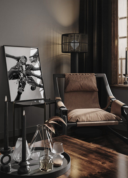 Champagner-Feier-Poster - Posterbox.dk