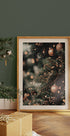 Weihnachtsbaum mit goldenen Lichtern Poster - Posterbox.dk