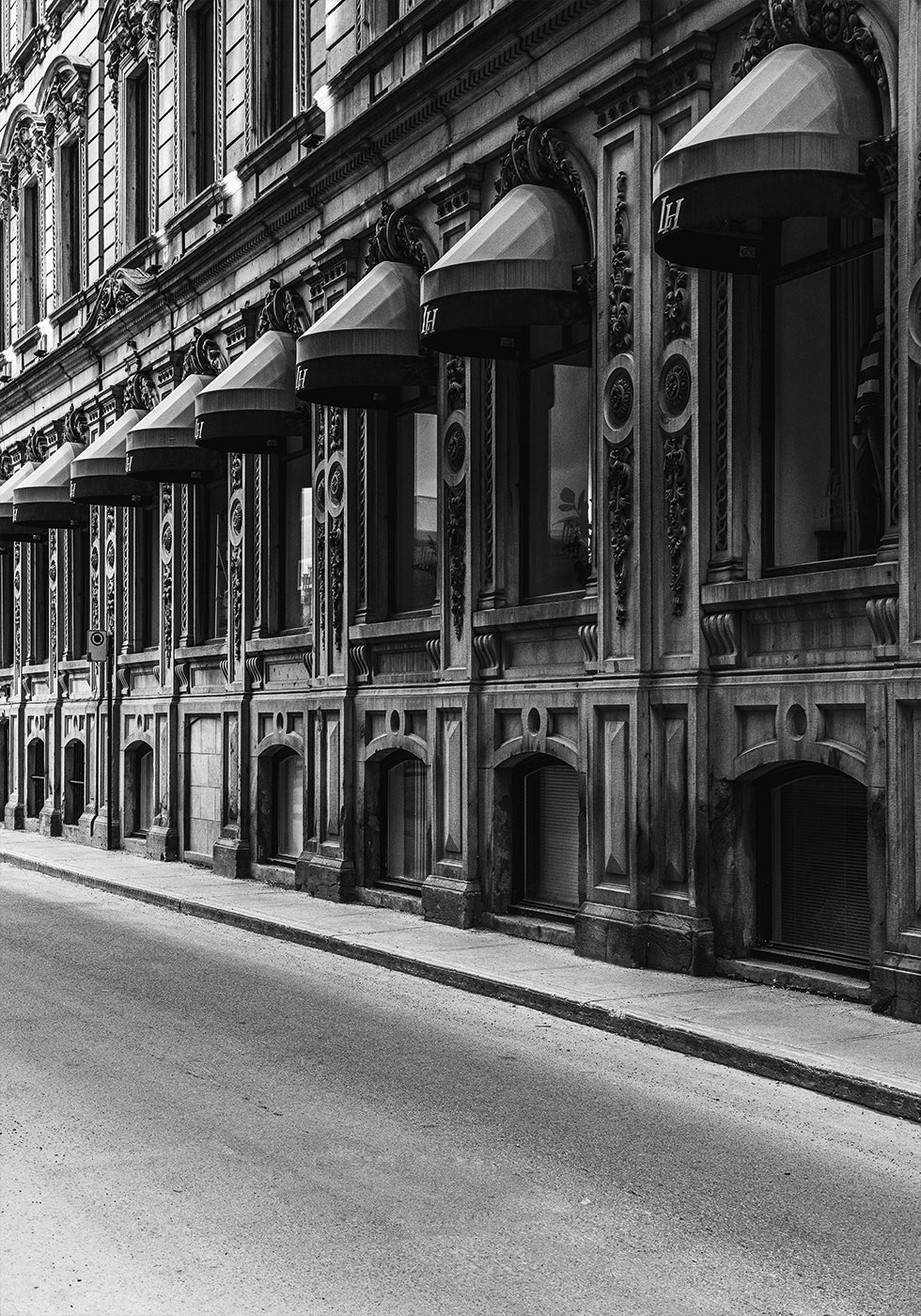 Stadtmuster in Schwarz-Weiß-Poster - Posterbox.dk