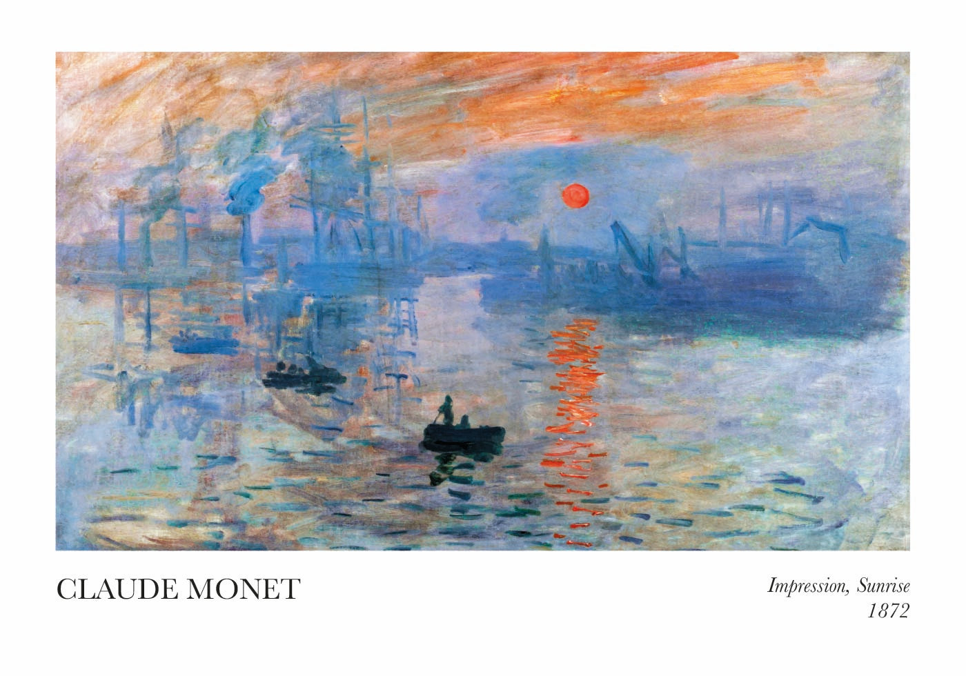 Claude Monet – Impression, Sonnenaufgang Poster – Posterbox.dk