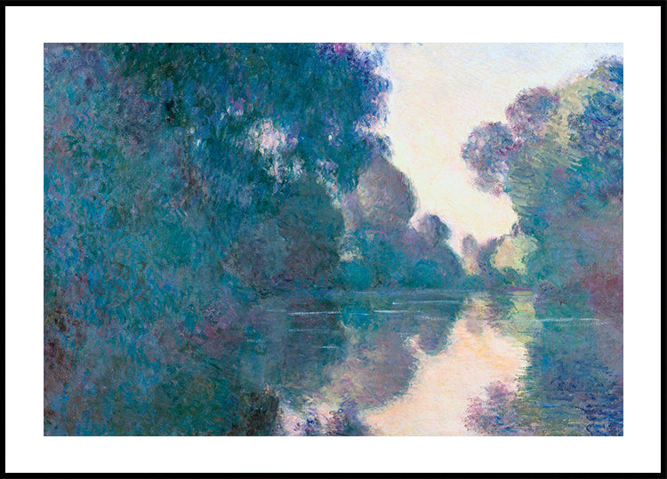 Claude Monet – Morgen auf der Seine bei Giverny Poster – Posterbox.dk