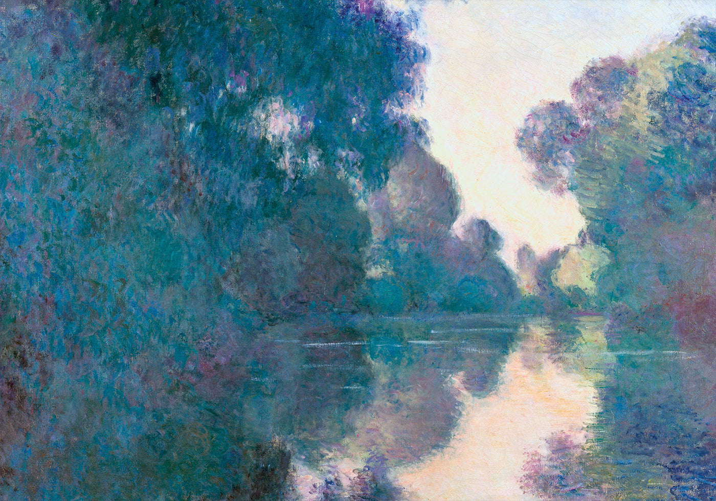 Claude Monet – Morgen auf der Seine bei Giverny Poster – Posterbox.dk