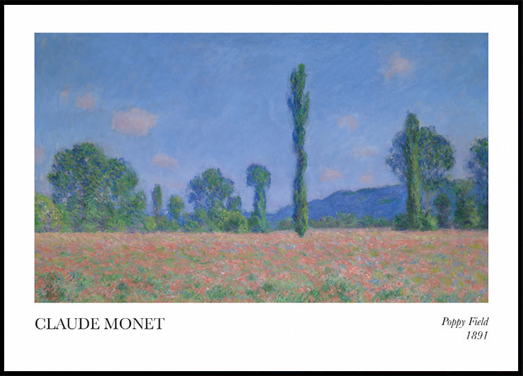 Claude Monet – Mohnfeld-Poster – Posterbox.dk