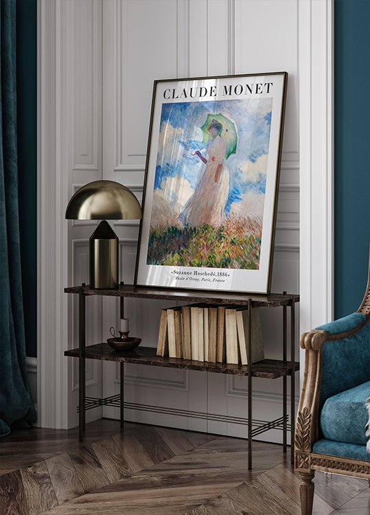 Claude Monet - Suzanne Hoschedé Poster - Posterbox.dk