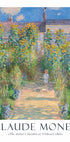 Claude Monet Der Garten des Künstlers in Vétheuil Poster - Posterbox.dk