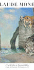 Claude Monet – Die Klippen von Étretat Poster – Posterbox.dk