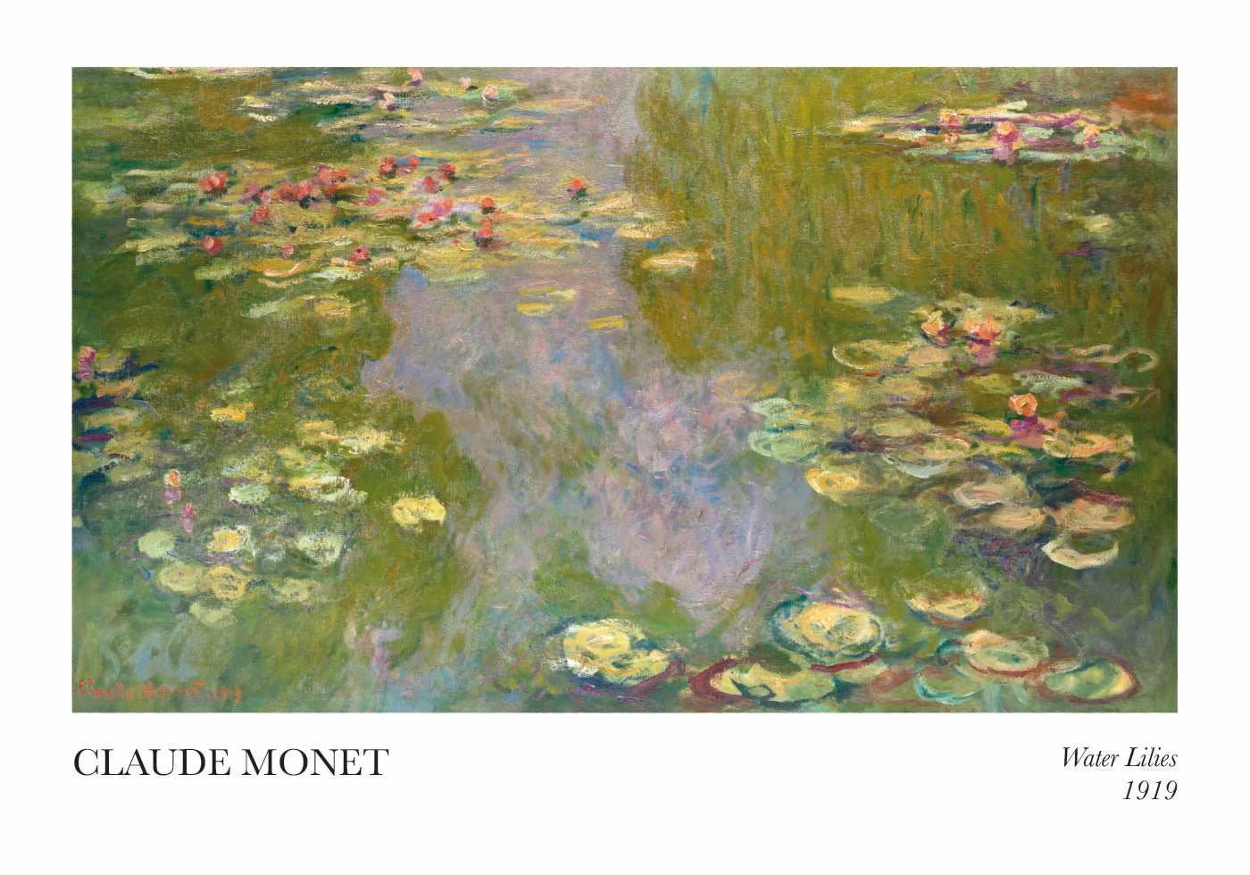 Claude Monet – Seerosen-Poster – Posterbox.dk