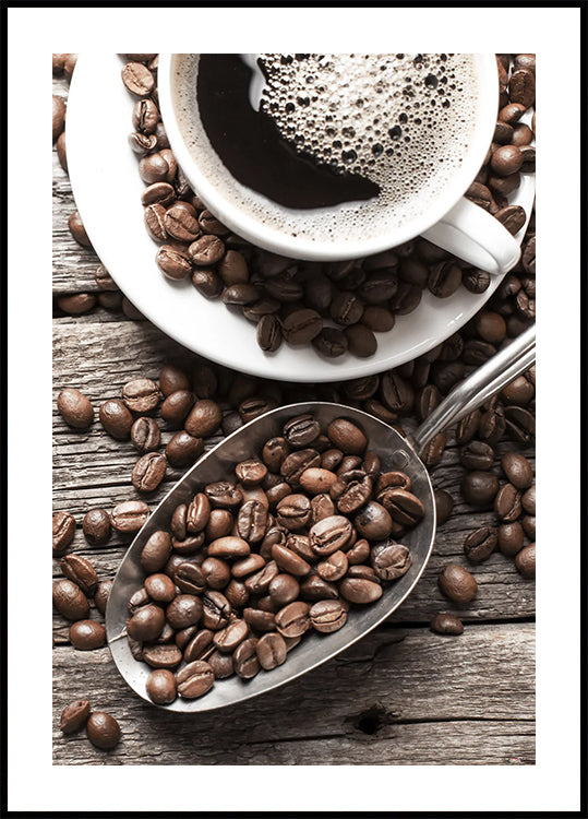 Kaffeebohnen Nr.3 Poster - Posterbox.dk