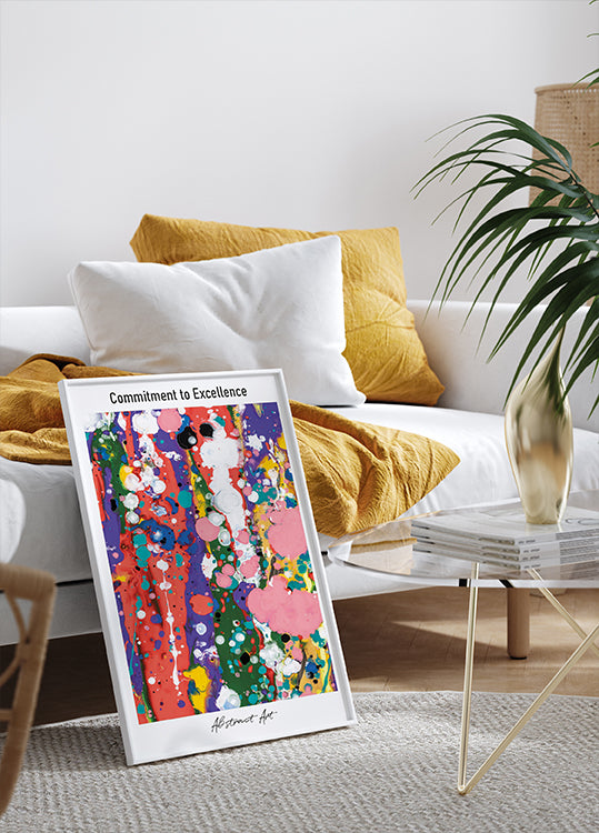 Commitment to Excellence Poster - Posterbox.dk