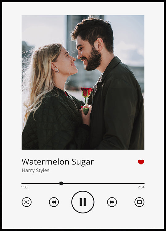 Individuelles Song-Plakat-Poster – Posterbox.dk