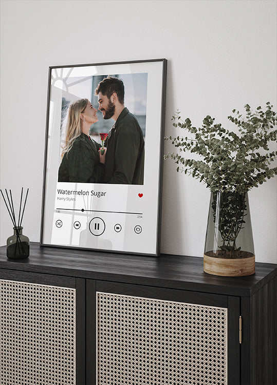 Individuelles Song-Plakat-Poster – Posterbox.dk