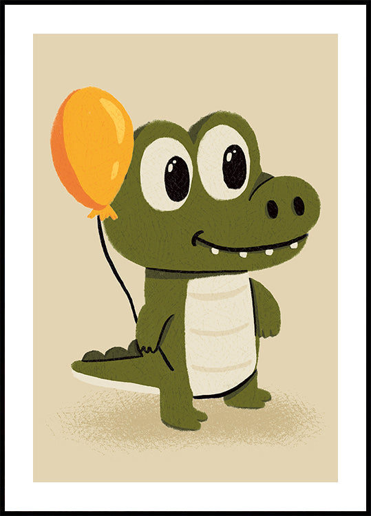 Cute Crocodile Plakat - Posterbox