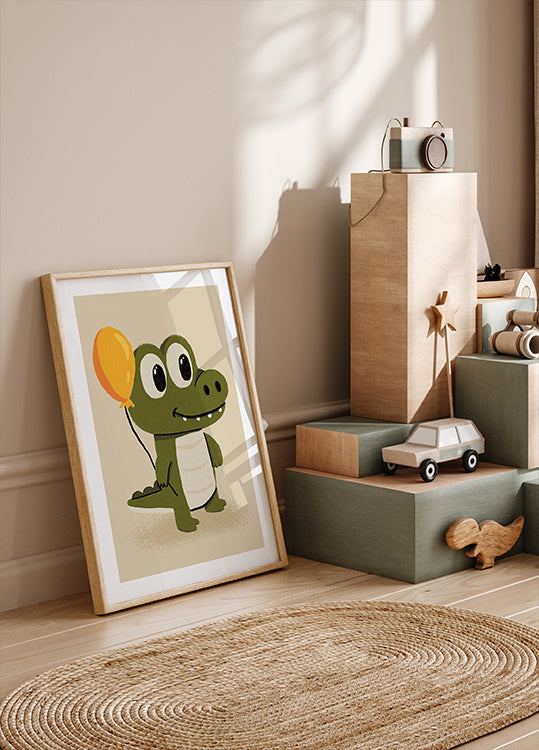 Cute Crocodile Plakat - Posterbox