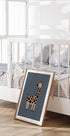 Niedliches Giraffen-Illustrationsposter - Posterbox.dk