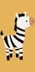 Niedliches Zebra-Illustrationsposter - Posterbox.dk