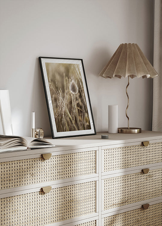 Poster „Taubedeckter Graskopf“ – Posterbox.dk