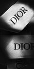 Dior Fashion Ribbons Black & White Plakat - Posterbox