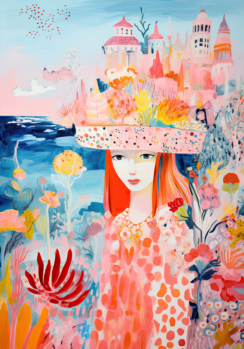 Poster „Traumgartenmädchen“ - Posterbox.dk