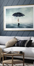 Poster „Ertrinken mit einem Regenschirm“ - Posterbox.dk