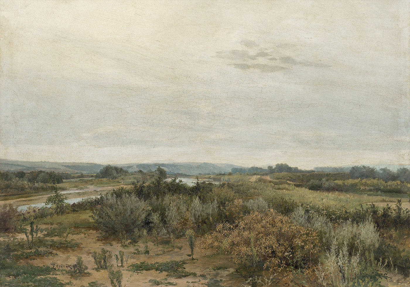 Ostslowakische Landschaft von Ľudovít Čordák lakat - Posterbox.dk