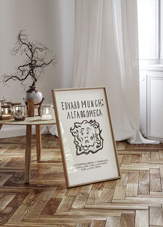 Edvard Munch: Alpha und Omega Lithographie Poster - Posterbox.dk