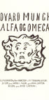 Edvard Munch: Alpha und Omega Lithographie Poster - Posterbox.dk