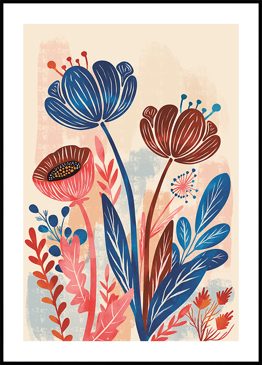 Fabulous Flowers Plakat - Posterbox