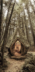 Märchenhütte im Wald Poster - Posterbox.dk