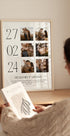 Erstes Date, romantisches Paar-Collage-Poster - Posterbox.dk