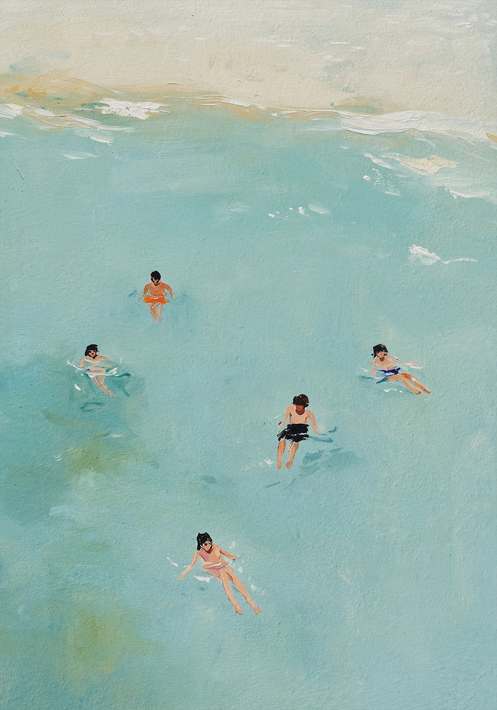 Schwimmen im Wasser – Poster – Posterbox.dk