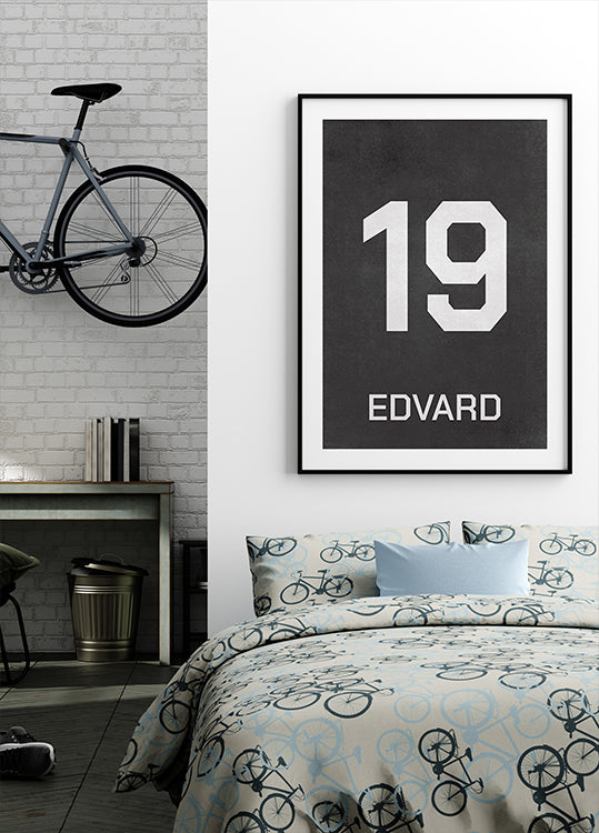 Fußball-Nummernposter - Posterbox.dk