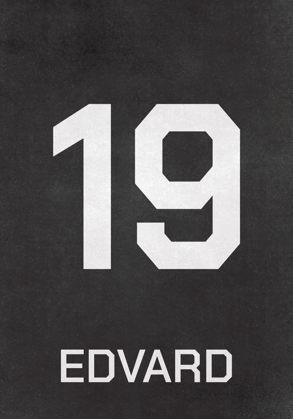 Fußball-Nummernposter - Posterbox.dk