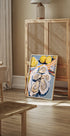 Frische Austern und Zitronen, Mittagessen am Meer Poster - Posterbox.dk