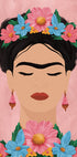 Frida Kahlo Blumenporträt Poster - Posterbox.dk