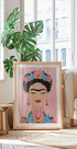 Frida Kahlo Blumenporträt Poster - Posterbox.dk