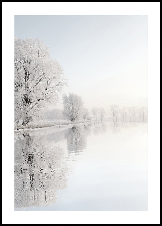 Frostiger Winterbaum Nr. 1 Poster - Posterbox.dk