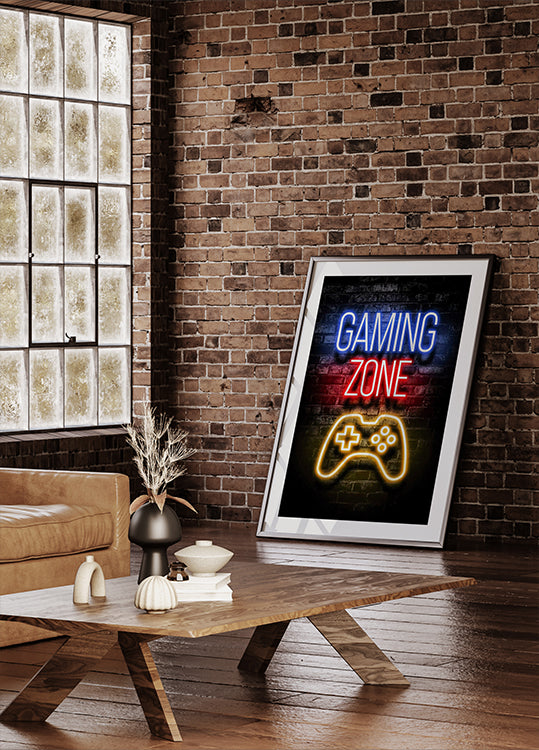 Gaming Zone Poster - Posterbox.dk