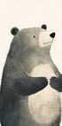 Gentle Standing Bear Poster - Posterbox.dk
