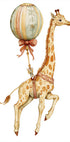 Poster Giraffe und Ballon - Posterbox.dk