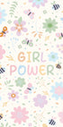 Girl Power Floral Pastell Poster - Posterbox.dk