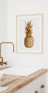 Goldenes Ananas-Poster - Posterbox.dk